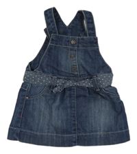 Modré riflové šaty s páskem OBaïBi