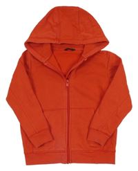 Červená propínací mikina s kapucí Next