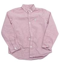 Růžová melírovaná košile s výšivkou  Next 