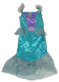 Kostým - Modro-fialové šaty - Mořská panna 