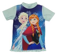 Modro-mátové UV tričko s Frozen Disney