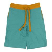 Tyrkysové teplákové chino kraťasy Little Green Radicals