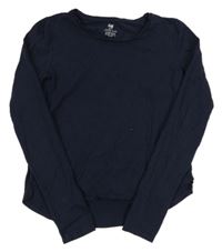 Tmavomodré triko H&M