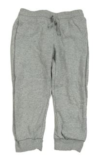 Šedé melírované tepláky H&M