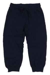 Tmavomodré tepláky H&M