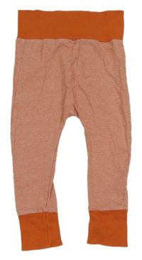 Cihlové pruhované tepláky Mothercare