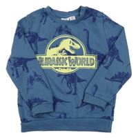 Modrá mikina s dinosaury - Jurský svět Primark