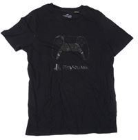 Černé tričko s ovladačem - PlayStation H&M