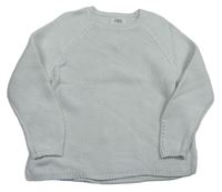 Bílý pletený svetr Zara