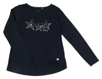 Tmavomodré triko s hvězdami Yigga