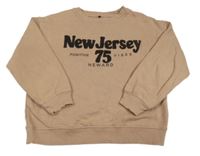 Hnědá mikina s nápisem Zara