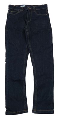 Tmavomodré skinny rifle Next