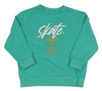 Zelená mikina s nápisem Urban