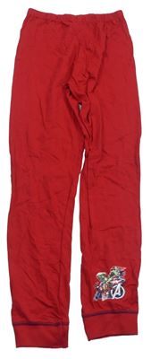 Červené pyžamové kalhoty s Avengers