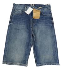 Nové - tmavomodré riflové kraťasy H&M