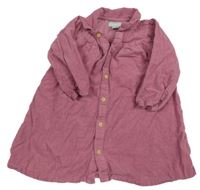 Růžové manšestrové šaty Primark