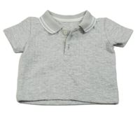 Světlešedé polo tričko Matalan