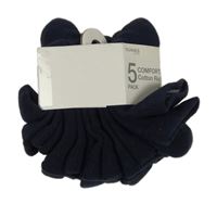 Nové - 5set - 5x tmavomodré ponožky Dunnes Stores vel. 23-26