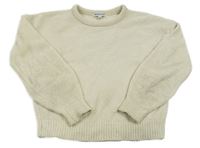 Smetanový žinylkový svetr Manguun