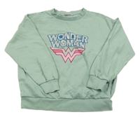 Světlezelená mikina - WonderWoman 