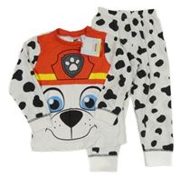 Nové - Bílo-černé pyžamo - Tlapková Patrola Nickelodeon