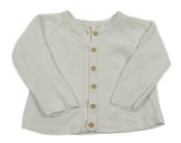 Bílý propínací svetr M&Co.