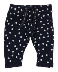 Tmavomodré puntíkaté tepláky Pocopiano