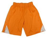 Neonově oranžové sportovní kraťasy ZEEMAN 
