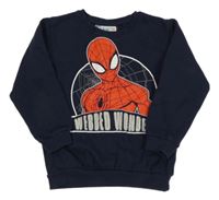 Tmavomodrá mikina se Spidermany Lupilu