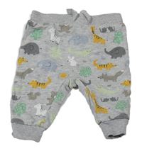 Šedé tepláky se zvířátky H&M