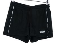 Dámské černé teplákové kraťasy s logy Adidas 