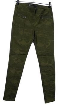 Dámské khaki army skinny rifle zn. Next 