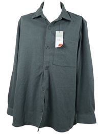 Nové  - Pánská šedá košile Primark vel. 3XL