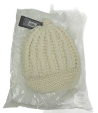 Nové - Dámská smetanová pletená čepice River Island 