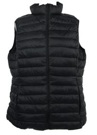 Dámská černá šusťáková zateplená vesta Dunnes 