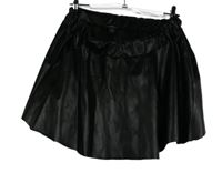 Dámská černá potažená minisukně Boohoo 