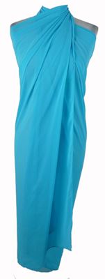 Dámské světlemodré šifonové pareo 