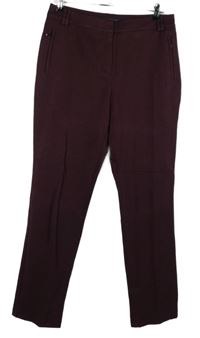 Dámské vínové kalhoty M&S
