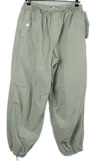 Dámské béžové cuff plátěné kalhoty River Island 