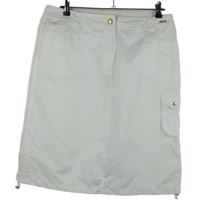 Dámská bílá šusťáková outdoorová sukně s kapsou MDC 