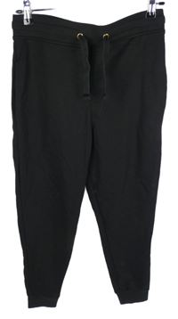 Dámské černé cuff tepláky H&M