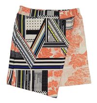 Černo-bílo-růžová vzorovaná sukně River Island