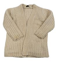 Béžový žinylkový cardigan George 