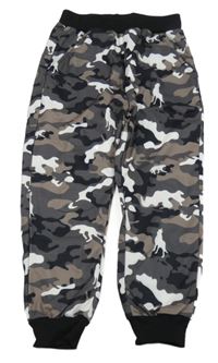 Hnědé army tepláky