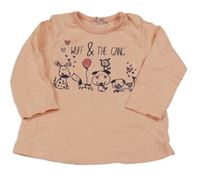 Světlerůžové triko s obrázkem Topomini