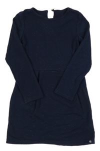 Černé puntíkaté šaty Hema