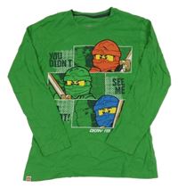 Zelené triko s Ninjago 