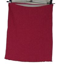 Nové - Dámská růžová žebrovaná úpletová sukně Gina tricot 