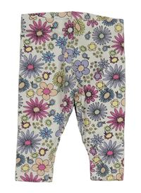 Bílo-barevné květované legíny Primark