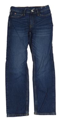Tmavomodré slim rifle H&M